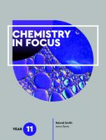 Chemistry in Focus Year 11 [1 ed.]
 9780170408929
