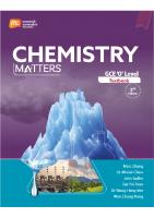Chemistry Matters GCE 'O' Level Textbook [3 ed.]
 9789814988056