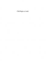 Child Rights in India: Law, Policy, and Practice
 0199470715, 9780199470716