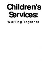 Children's services : working together [First edition]
 9781315833439, 1315833433, 9781408237250