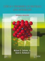 Ciência e Engenharia dos Materiais - Uma Introdução [8ª ed.]
 9788521621249