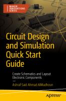 Circuit Design and Simulation Quick Start Guide
 9781484295816, 9781484295823