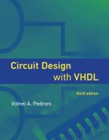 Circuit Design with VHDL [3 ed.]
 0262042649, 9780262042642