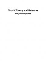 Circuit Theory and Networks—Analysis and Synthesis (MU 2017)
 9789352607334, 9352607333