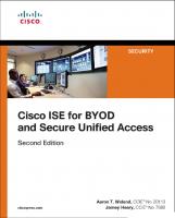 Cisco ISE for BYOD and Secure Unified Access [2 ed.]
 9780134586694, 0134586697