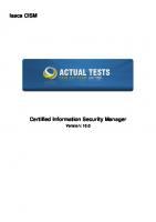 CISM (Certified Information Security Manager)