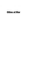 Cities at War: Global Insecurity and Urban Resistance
 9780231546133
