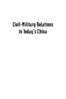 Civil-Military Relations in Today's China: Swimming in a New Sea : Swimming in a New Sea
 9780765622211, 9780765616593