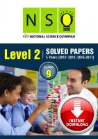 Class 9 NSO 5 Years Book level 2 (2014-2018)