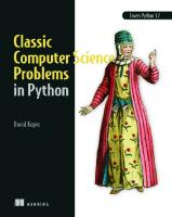 Classic computer science problems in Python
 9781617295980, 1617295981
