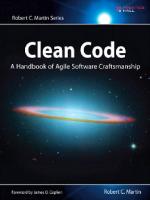 Clean code: a handbook of agile software craftsmanship
 0132350882, 9780132350884