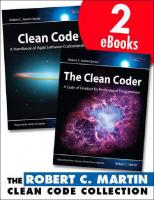 Clean Code / Clean coder two books
 9780132911221, 0132911221