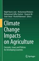 Climate Change Impacts on Agriculture: Concepts, Issues and Policies for Developing Countries
 3031266919, 9783031266911