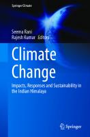 Climate Change: Impacts, Responses and Sustainability in the Indian Himalaya (Springer Climate)
 3030927814, 9783030927813