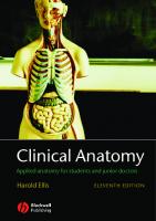Clinical anatomy : a revision and applied anatomy for clinical students. [11 ed.]
 9781405138048, 1405138041