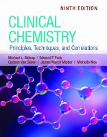 Clinical Chemistry: Principles, Techniques, and Correlations [9 ed.]
 9781284238860, 1284238865