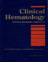 Clinical hematology : principles, procedures, correlations
 9780397548064, 0397548060