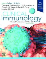 Clinical Immunology. Principles and Practice [6 ed.]
 9780702081651