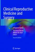 Clinical Reproductive Medicine and Surgery: A Practical Guide [4th ed. 2022]
 9783030995959, 9783030995966, 303099595X