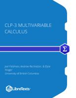 CLP-3 Multivariable Calculus [3]