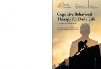 Cognitive Behavioral Therapy for Daily Life
 1629979759, 9781629979755