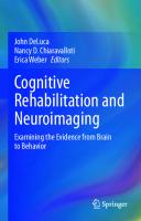 Cognitive Rehabilitation and Neuroimaging: Examining the Evidence from Brain to Behavior [1st ed.]
 9783030483814, 9783030483821