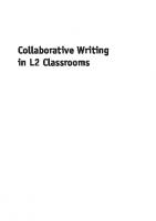 Collaborative Writing in L2 Classrooms
 9781847699954
