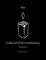 Collected Film Commentary (Version 0.1) [1 ed.]