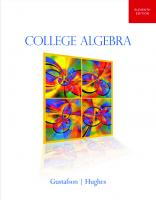 College Algebra [11 ed.]
 9781111990909, 1111990905