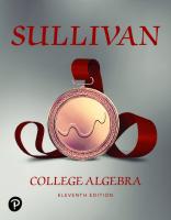 College Algebra (11th Edition) [11 ed.]
 0135163048, 9780135163047