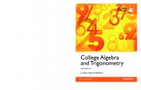 College Algebra and Trigonometry + New Mymathlab With Pearson Etext Access Card
 9780321867414, 9781292058665, 1292058668, 0321867416