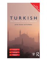 Colloquial Turkish: the complete course for beginners [Second edition]
 9781138950214, 1138950211