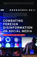 Combating Foreing Disinformation on Social Media
 9781977407184