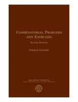 Combinatorial Problems and Exercises [2 ed.]
 0821842625, 9780821842621