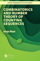 Combinatorics and Number Theory of Counting Sequences
 1138564850, 9781138564855