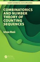 Combinatorics and Number Theory of Counting Sequences (Discrete Mathematics and Its Applications) [1 ed.]
 1138564850, 9781138564855