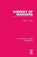 Comedy of Manners
 9780416855708