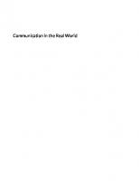 Communication in the real world : an introduction to communication studies.
 9781946135070, 1946135070