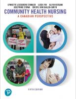 Community Health Nursing - A Canadian Perspective [5 ed.]
 0134837886,  9780135309193
