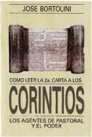 Cómo leer La Segunda Carta a los corintios: los agentes de pastoral y el poder