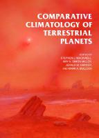 Comparative Climatology of Terrestrial Planets