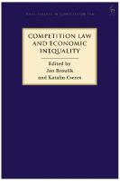 Competition Law and Economic Inequality
 9781509959235, 9781509959266, 9781509959259