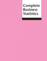 Complete business statistics [7. ed.]
 9780073373607, 0073373605