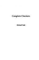 Complete checkers [3rd rev. ed.]
 1542464366, 9781542464369