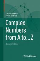 Complex Numbers from A to ... Z [2nd ed. 2014]
 9780817684143, 9780817684150, 081768414X, 0817684158