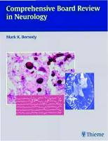 Comprehensive Board Review in Neurology [1st ed.]
 9781604064704, 1604064706, 1588904067, 9781588904065, 9783131429711, 3131429712
