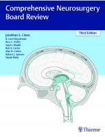 Comprehensive Neurosurgery Board Review [3rd ed.]
 9781626231023