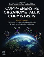 Comprehensive Organometallic Chemistry IV. Volume 14: Applications III. Materials Science, Nanoscience, Polymer Science and Surface Chemistry [14]
 9780128202067