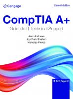 CompTIA A+ Guide to Information Technology Technical Support (MindTap Course List) [11 ed.]
 0357674162, 9780357674161