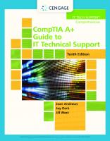 CompTIA A+ Guide to IT Technical Support Comprehensive Tenth 10th Edition